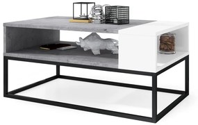 LYNX beton/wit, salontafel, modern, loft