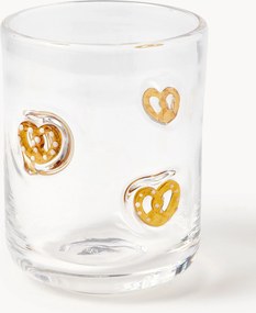 Tumblers Mira met pretzelmotief, 4-delig
