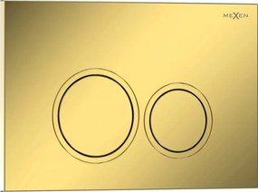 Mexen Tex 01 spoelknop, gouden champagne glanzend - 6101-08