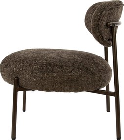 Bruine Fauteuil Met Ronde Zitting