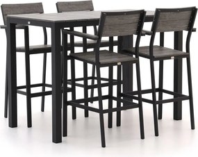 Barset Bellagio | 4 personen | Tuinset polywood | 5-delig | Kees Smit Tuinmeubelen
