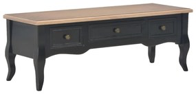 vidaXL Tv-meubel 100x35x35 cm hout zwart