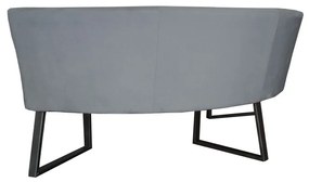 Eetkamerbank - Hengelo - geschikt voor ronde tafel 150 cm - stof Element grijs 03