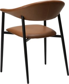 Dan-Form Rover Design Eetkamerstoel Bruin Kunstleer