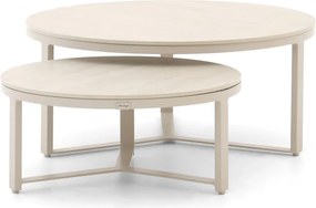 + 10% kassakorting | Loungetafel Bellagio  | Rond  | Tuintafel Sintered stone | Ø85cm | Kees Smit Tuinmeubelen