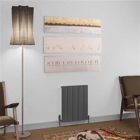 Eastbrook Tordino radiator 45x60cm aluminium 520W antraciet