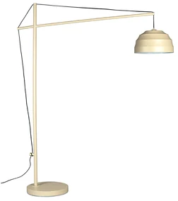 Dutchbone Liwa Design Boogvloerlamp Creme