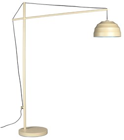 Dutchbone Liwa Design Boogvloerlamp Creme