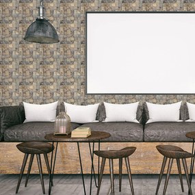 Houten Mozaïekpaneel | Marine Shipwood | 30×30 cm | Hout | Tegel