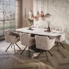 Hanglamp Met Bruin Frosted Glas Groot