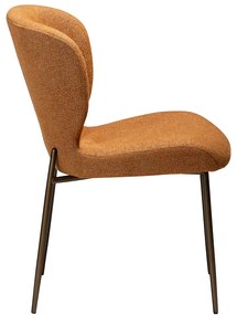 Dan-Form Glory Luxe Eetkamerstoel Oranje Pumpkin Spice Boucle