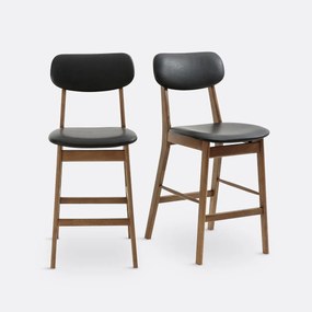 Set van 2 halfhoge barstoelen, Selyn