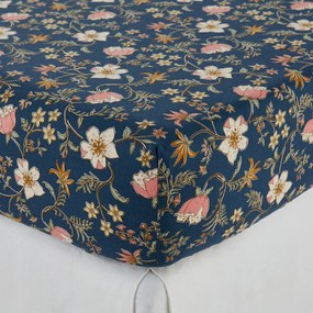 Hoeslaken 30% gerecycled katoen. 25 cm, Jasmijn