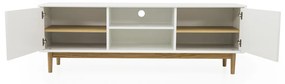 Tenzo Svea Scandinavisch Tv-meubel Wit Met Eiken - 170x44x57cm.