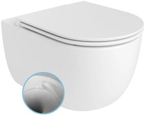 Bruckner Glanz randloos toilet met vortex spoeling 36x54cm wit