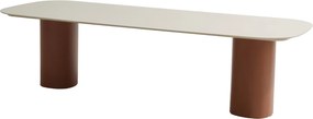 Taste by 4 Seasons Bosco tuintafel met keramisch blad Oyster 300 x 110 cm Tuintafel   beige weerbestendig