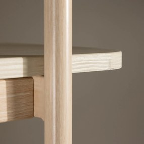 Openkast Met Vijf Planken Whitewash - 120x40x190cm.