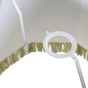 Zijden lampenkap groen 45/30/44 - Granny