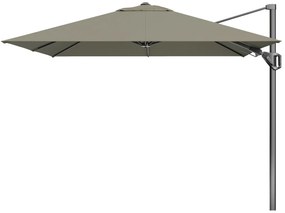 Platinum Voyager zweefparasol T2 2,7x2,7 m. - Taupe met Modena voet en hoes