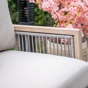 Garden Impressions San Capri lounge dining set 6-delig links incl stoel - light oak look