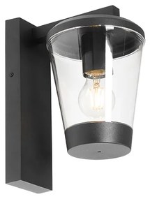 Moderne buiten wandlamp zwart IP44 - Joren