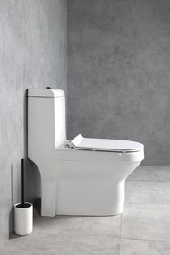 Sapho Hubert staand toilet duoblok PK wit