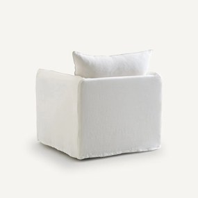 Fauteuil in gekreukt linnen, Neo Chiquito