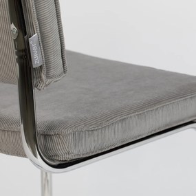 Zuiver Ridge Rib Eetkamerstoel Rib Retro Lichtgrijs