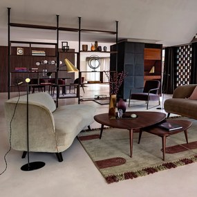 Salontafel in massief notenhout, Théoleine, klein model