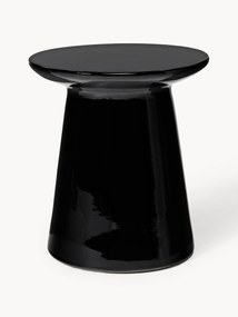 Ronde bijzettafel Dustan met glanzende oppervlak