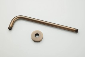 Saniclear Antique inbouw regendouche met 30cm hoofddouche, wandarm en 2 standen handdouche verouderd messing