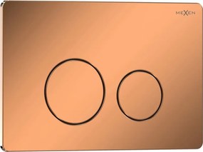 Mexen Tex 06 spoelknop roestvrij staal, roze goud glanzend - 6106-09