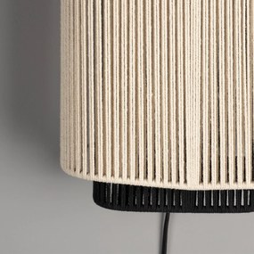 Dutchbone Elon Retro Wandlamp Zwart Wit