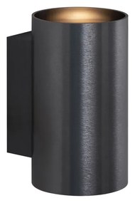 Moderne wandlamp gunmetal rond 2-lichts GU10 50mm - Sandy