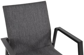 Lesli Living  Tuinstoel Stapelbaar - Fardau Negro - Antraciet - Lesli Living