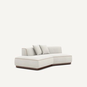 Halve bank links in linnen fluweel, JACOPO