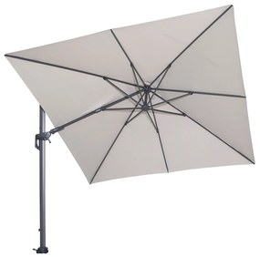 Garden Impressions Hawaii zweefparasol 300x300 cm - frame carbon black - doek zand
