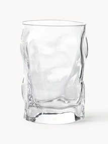Waterglazen Sorgente in organische vorm, 6 stuks