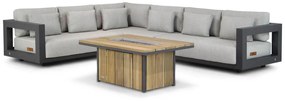 Hoek loungeset  Aluminium Grijs 6 personen 4 Seasons Outdoor Metropolitan/Lifestyle