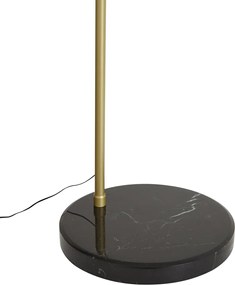 Design booglamp goud incl. LED 3-staps dimbaar - Anello