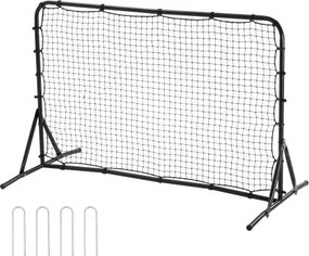 VEVOR Soccer Rebound Net 6 x 4 voet Draagbaar trainingscadeau, dubbelzijdig reboundnet, voetbaltrainingsapparatuur, hulpmiddelen en uitrusting voor alle leeftijden Kick-Back Rebounder