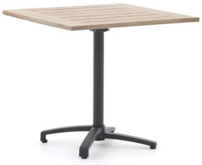 Inklapbare tafel Bellagio  | Vierkant  | Tuintafel Aluminium | 80x80cm | 2 personen | Kees Smit Tuinmeubelen