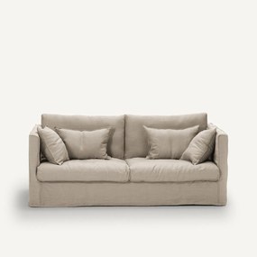 Bankhoes in gekreukt linnen, Camille