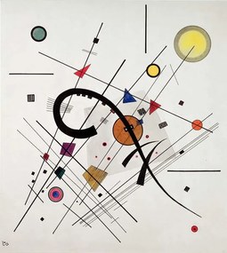 Wassily Kandinsky - Kunstreproductie Grey Square, 1923, (35 x 40 cm)
