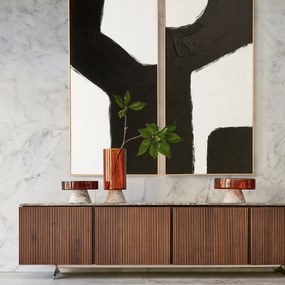 Set van twee handgeschilderde canvassen, Dopio