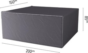Platinum Aerocover tuinsethoes - Ademende hoes voor tuinset met rechthoekige tafels van 180 tot 200cm (inclusief stoelen)