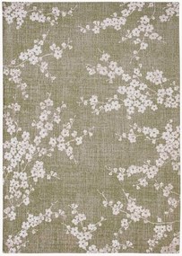 Wasbaar jacquard in- & outdoor vloerkleed Sakura