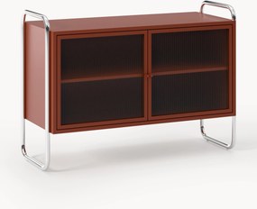 Metalen dressoir Robyn met glazen front