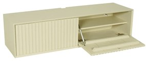 Starfurn Madison Sand Beige Tv-meubel Hangend Ribbels 120 Cm - 120x35x30cm.