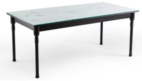 Eettafel 6/8 personen, marmerprint, Oprah
